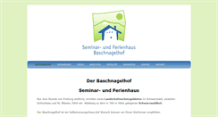 Desktop Screenshot of baschnagelhof.de