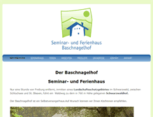 Tablet Screenshot of baschnagelhof.de